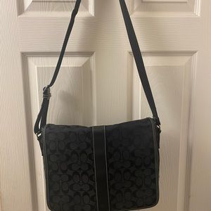 Coach messenger bag.
